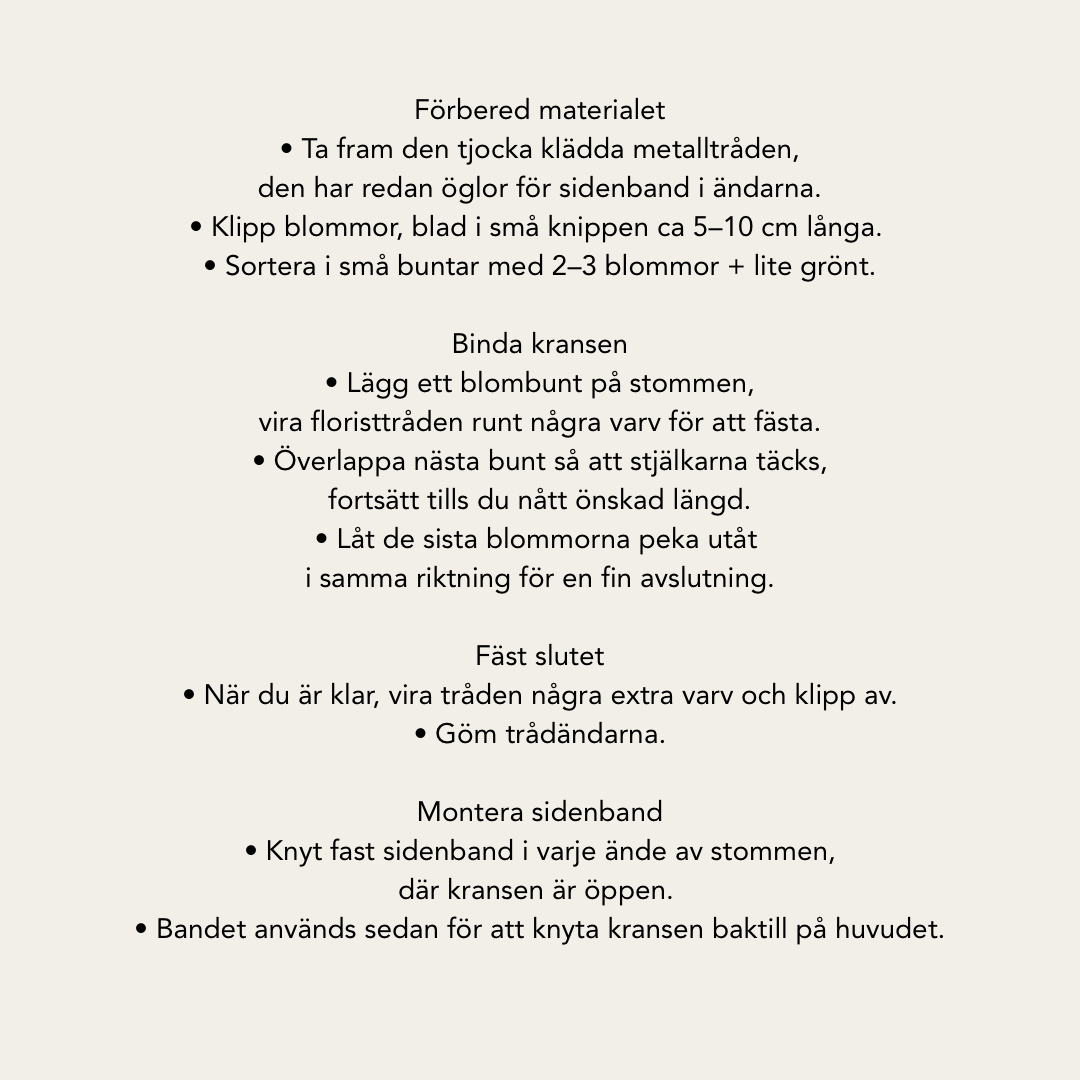 Midsommarkrans-kit DIY