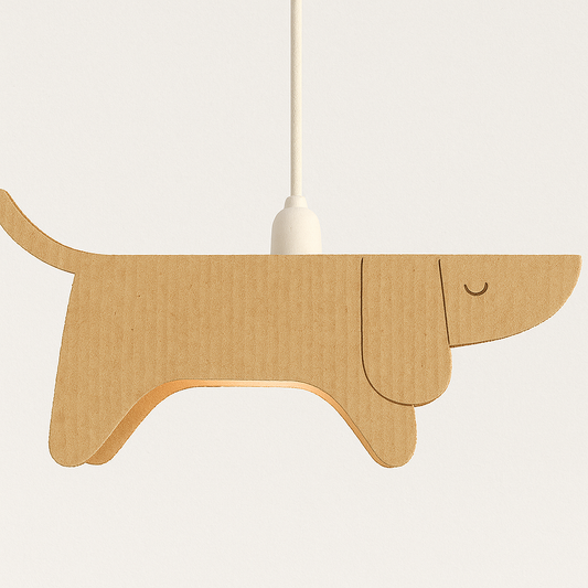 The dog lampshade