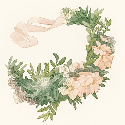 Midsummer wreath kit DIY